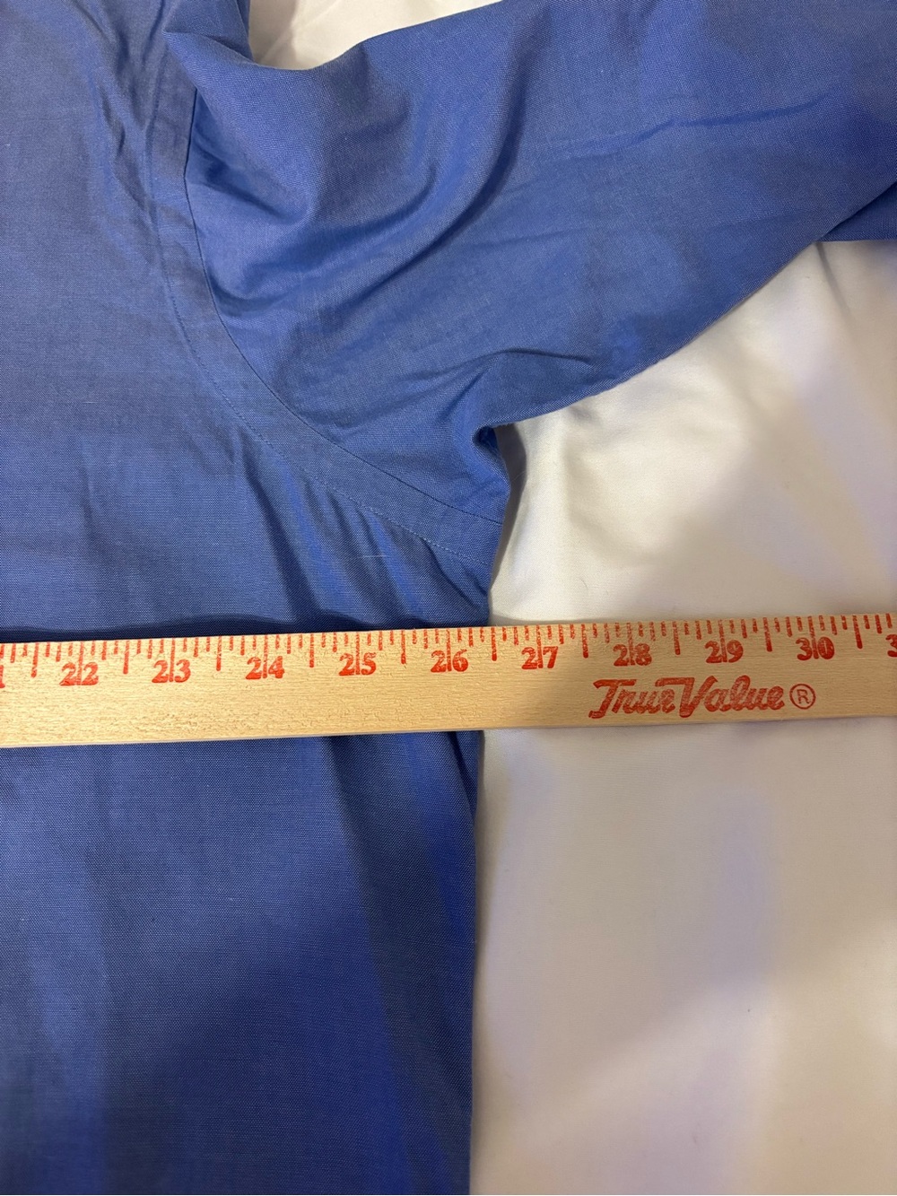 Ralph Lauren Yarmouth 17 33 Blue Oxford Button Down Shirt XL - Picture 3 of 7